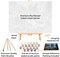 DIY Paint by Numbers Kit for Adults (Moonlight Bay 16" x 20" Framed)